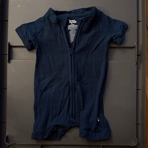 Dream big little co Navy Blue 3-6mo shortie
